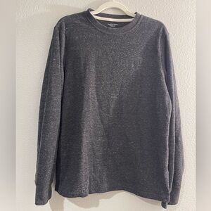American Eagle Shirt Long Sleeve Gray Super Soft Top Thermal Classic Men Size L
